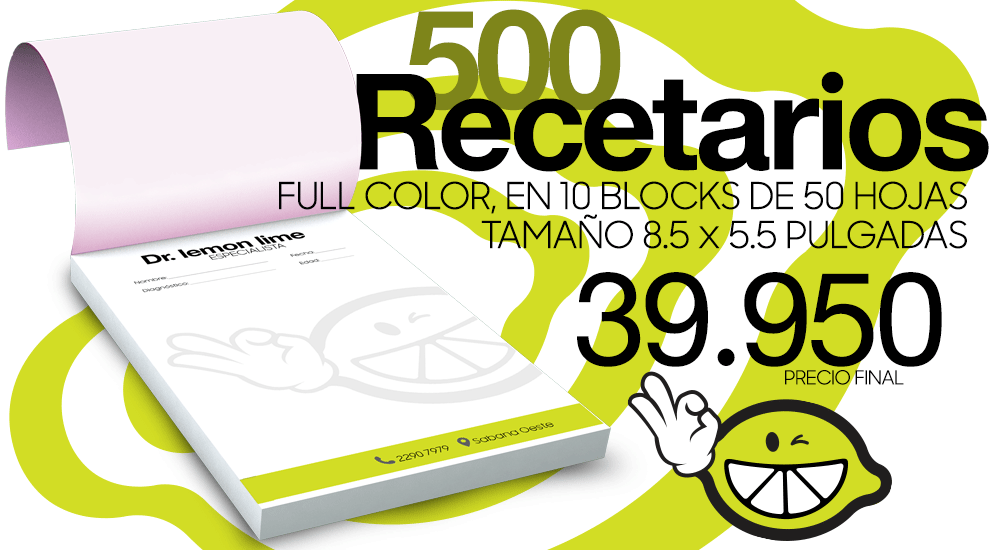 Promo recetarios