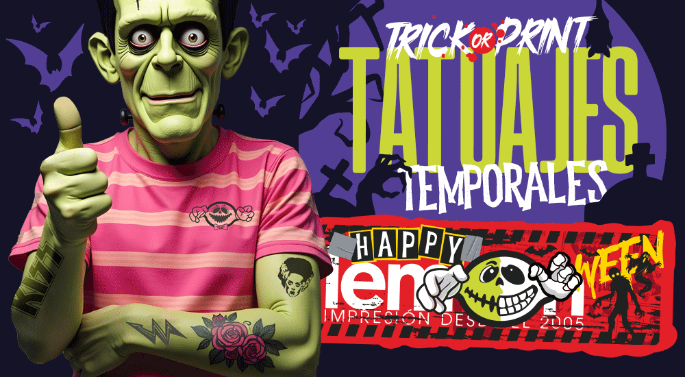 Impresion de tatuajes temporales