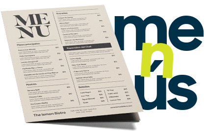 menus lemontrip impresion digital